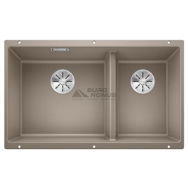 BLANCO Мойка под столешницу для кухни SUBLINE 430/270-U без крыла серый беж (523158)